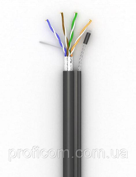 КВПЭПт (100) 4х2х0,51 (F/UTP cat.5Е) зовнішньо. трос