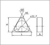 Твердосплавна Пластина TNUN 381060 Т14К8 ВАТ КЗТС, фото 2