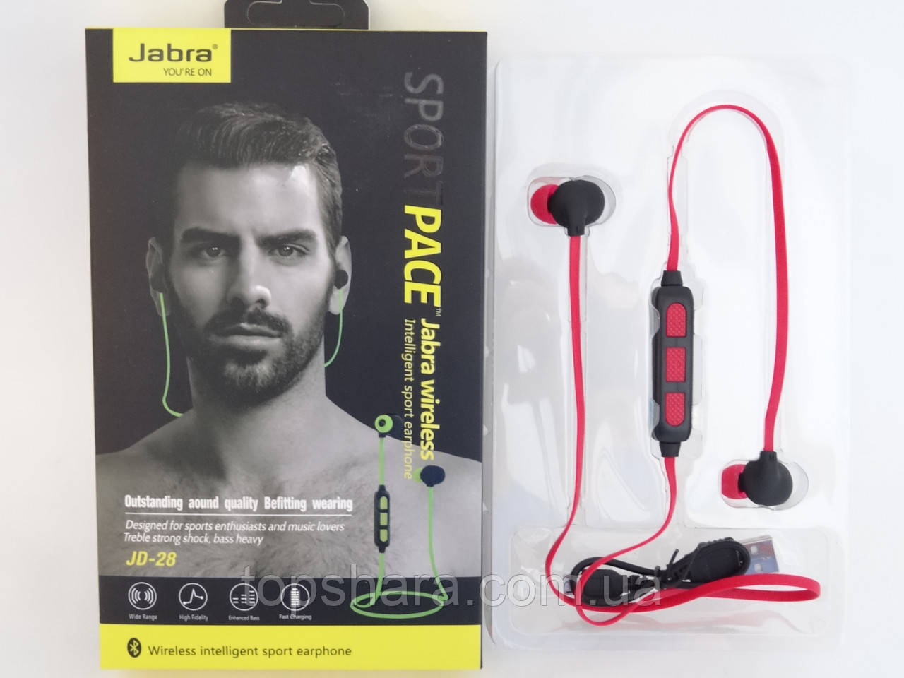 Навушники вакуумні бездротові Bluetooth Jabra JD-28