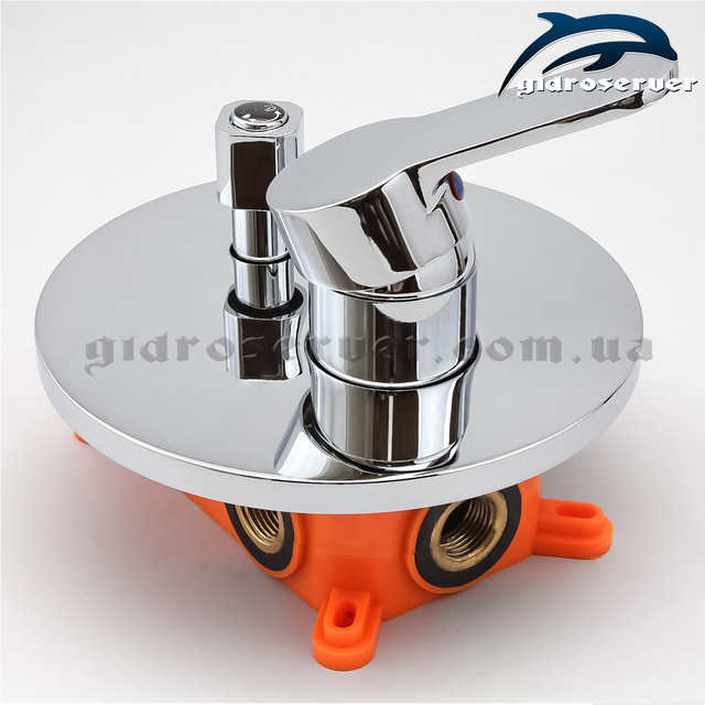 Вбудовуваний змішувач для душової системи, гарнітура SVB-03 з перемикачем на 3 положення.