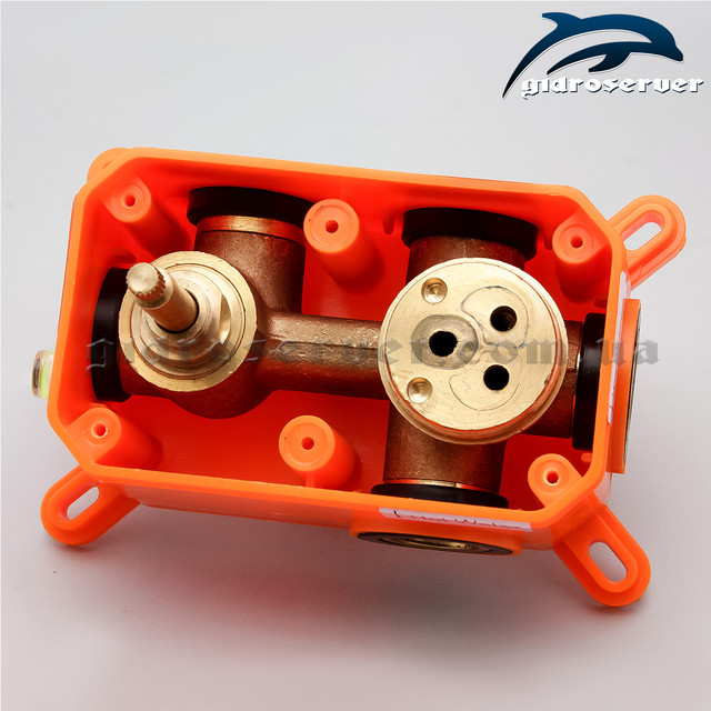 Вбудовуваний змішувач для душу SVB-03 з перемикачем на 3 режиму для комплектації душових систем, гарнітурів, душових програм.