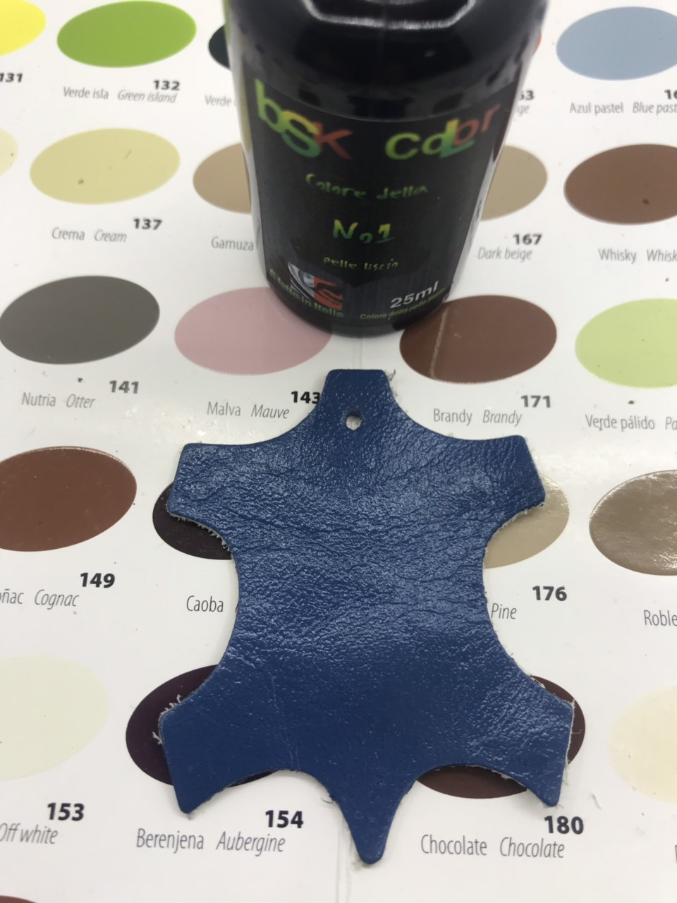 Краска для Гладкой Кожи Синяя Bsk Color №067 25 Мл — Купить Недорого на ...