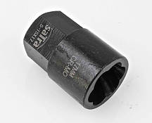 Голівка ударна Cr-Mo для злизаних гайок 6-гр. 1/2 17 мм SATRA S-TSX17