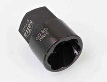 Голівка ударна Cr-Mo для злизаних гайок 6-гр. 1/2 21 мм SATRA S-TSX21