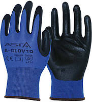 Масло-бензо стійкі рукавички 9разм.(нейлон) 12пар, уп. ASTA A-GLOV9 (12x)