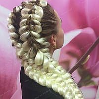 Блонд пряди канекалона для плетения брейд и причёсок