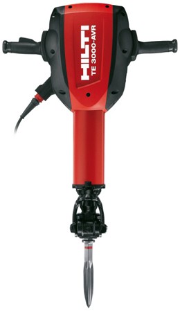 Аренда и прокат отбойных молотков Hilti TE 3000-AVR БЕТОНОЛОМ (энергия удара - 68 Дж) - фото 1 - id-p5836181