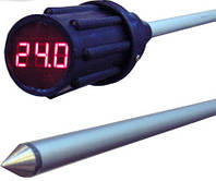 Термоштанга электронная (щуп термометр), термометр для зерна 2/3 метра
