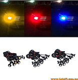 Орлинне око 3W — врізні LED лінзи 18 мм ДХО DRL Жовтий, фото 5