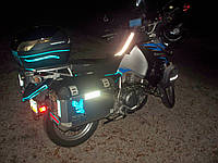 Подсветкамото мотоцикла гибким неоном. Есть 10 цветов неона.