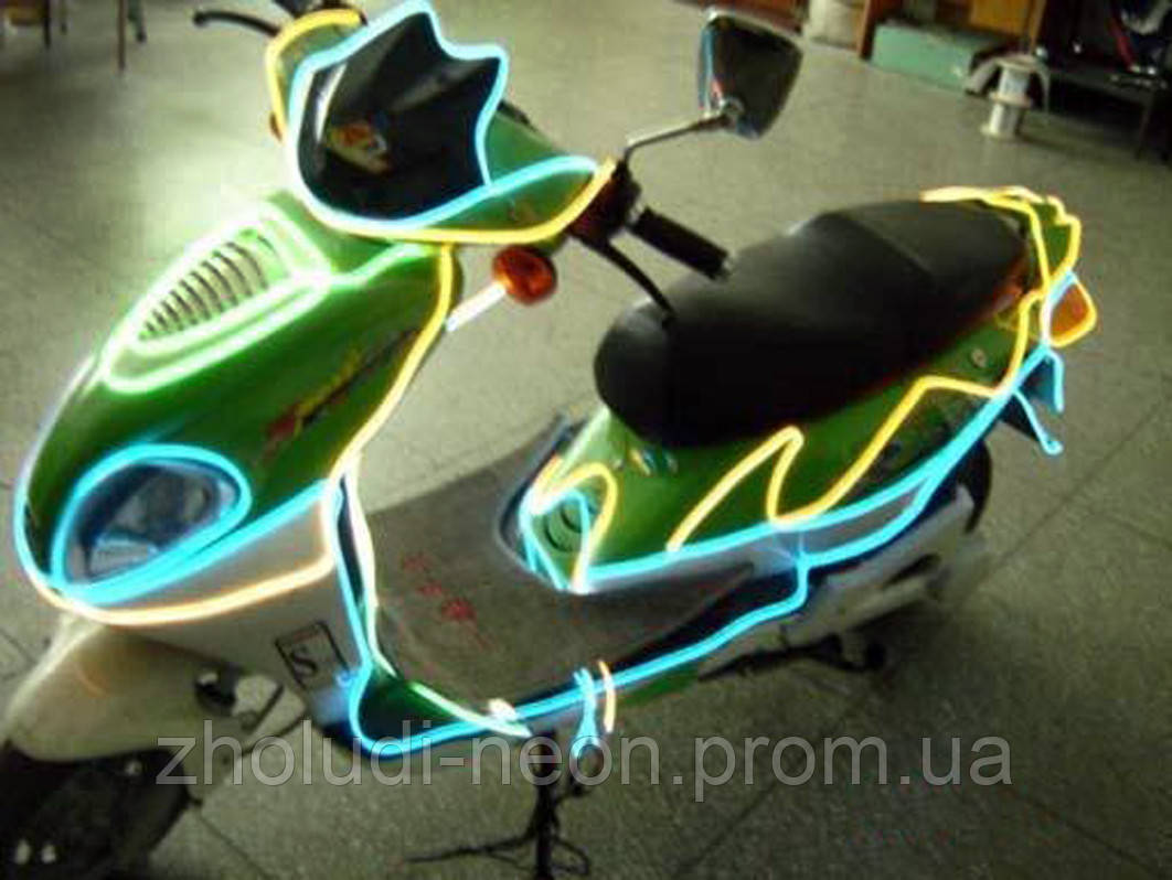 Подсветкамото мотоцикла гибким неоном. Есть 10 цветов неона. - фото 8 - id-p810596895