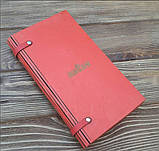 Рахівниці - книга з дерева з логотипом, фото 3