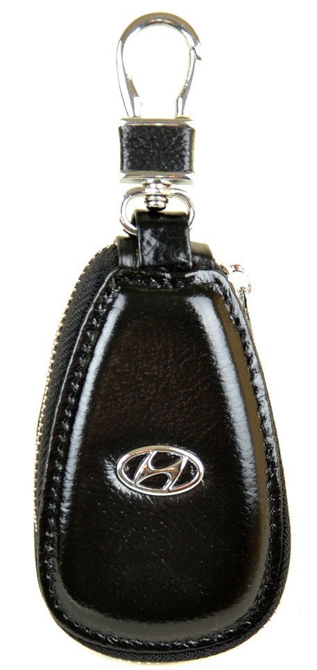 Ключниця шкіряна авто Hundai F633 Black Шкіряна ключниця гуртом і в роздріб Одеса 7км