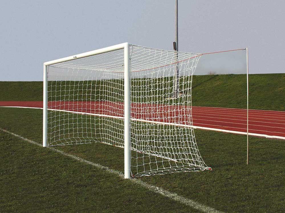 Сітка футбольна підвищеної міцності «ПРЕМІУМ 1,5» біла (комплект 2 шт), фото 1