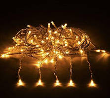 Гірлянда світлодіодна 100ламп (LED) теплий білий