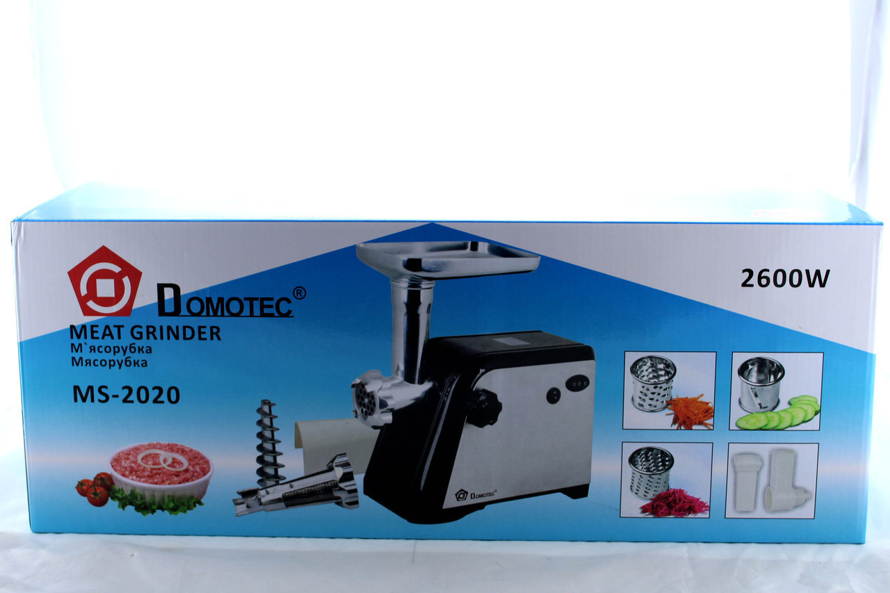 М'ясорубка електрична з соковижималкою DOMOTEC MS 2020 \ 2600W
