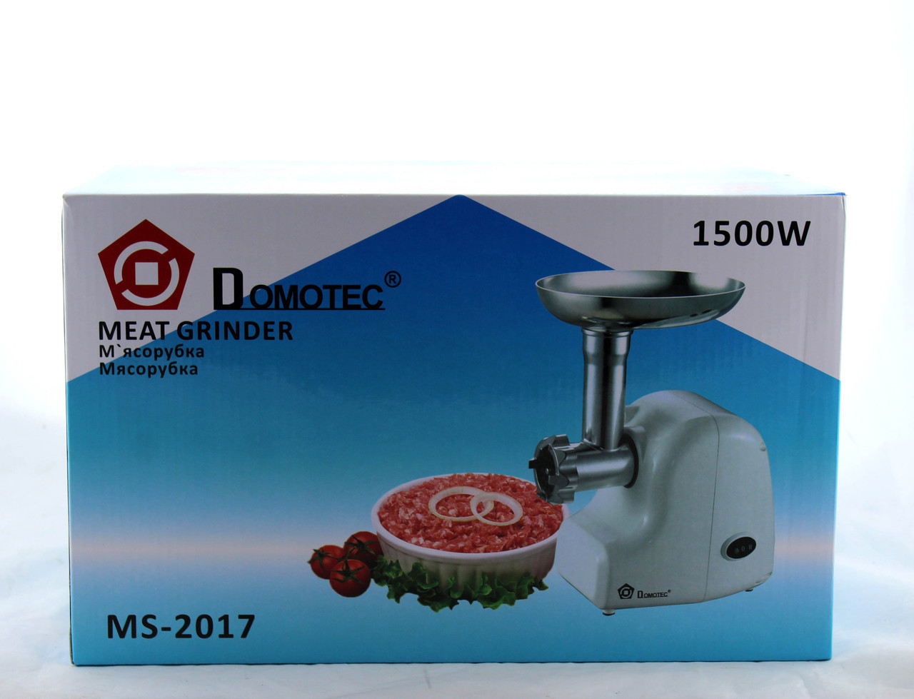 М'ясорубка електрична DOMOTEC MS 2017/1500W