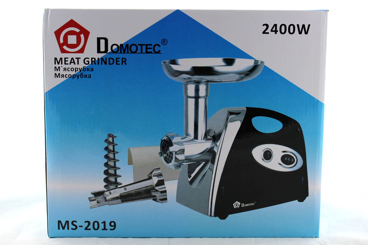 М'ясорубка електрична 2в1 DOMOTEC MS 2019/2400W