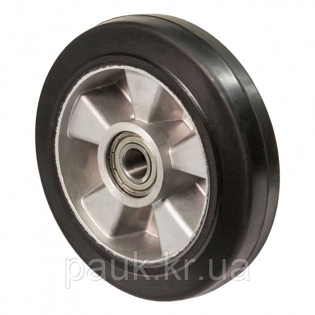 Колесо 27-160х50-B(27 "Norma") Ø 160 мм, колесо без кронштейна, вантажне гумове колесо, колесо на візок, колесо на виробництво, фото 1