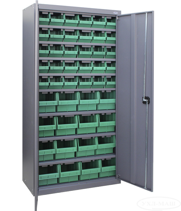 Шафа інструментальна для метизів ЯШМ -18 вик. 2 (50 кювет в компл.) 1800(в)х900(ш)х390(гл)
