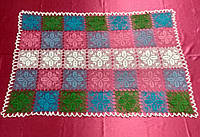 Ажурная вязаная скатерть крючком - 3