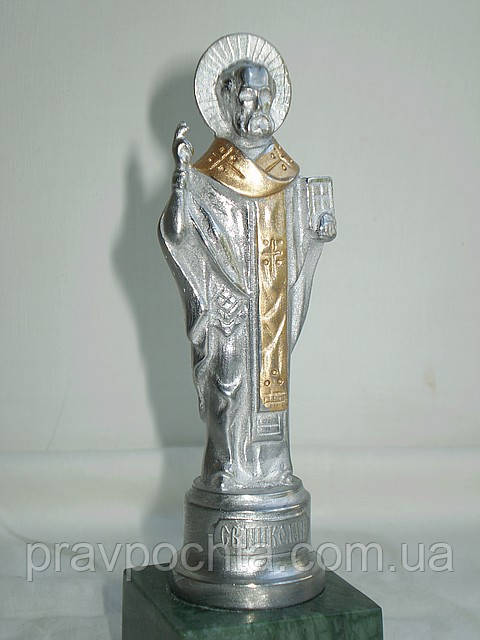 Святой Николай Чудотворец, настольная статуэтка - фото 4 - id-p358840068