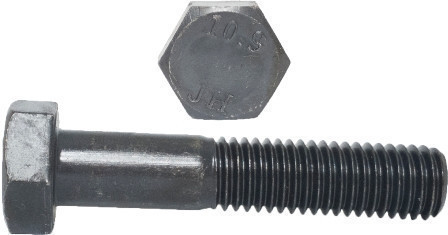 Болт з шестигранною головкою DIN 931 М10×80 з неповною різьбою 10.9 без покриття (100 шт/уп)