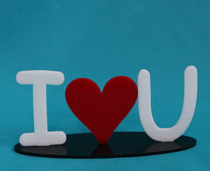 Декорація I love you