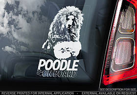 Пудель стикер