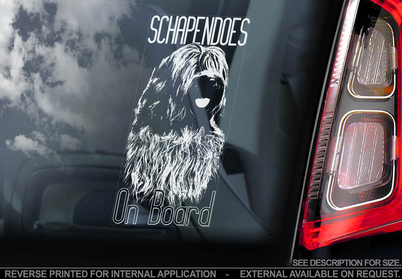 Голландська Вовчарка шапендас (шапендуа) (схапендус) стикер, фото 1