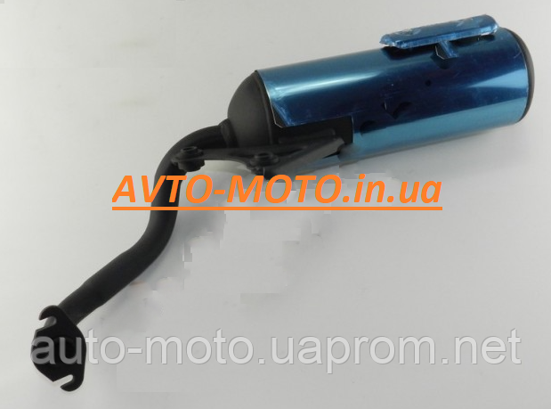 Глушник HONDA ZX-50 AF34/35 з хромованою накладкою