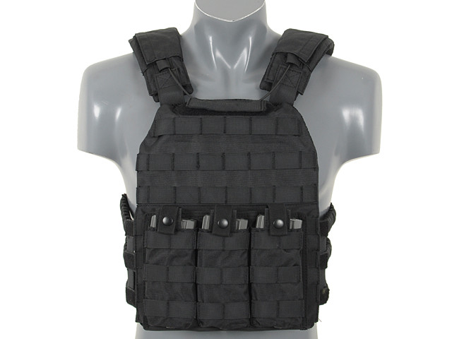 First Defense Plate Carrier - Black [8FIELDS] (для страйкбола)