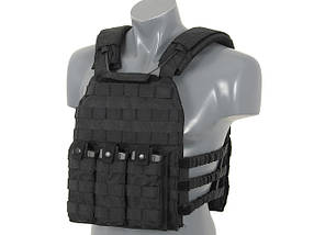 First Defense Plate Carrier - Black [8FIELDS] (для страйкбола), фото 2