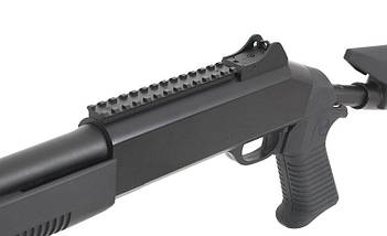 3-ствольний дробовик M56DL - Black [EE] (для страйкболу), фото 4