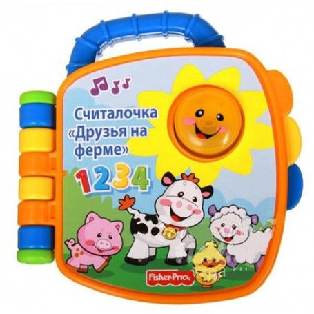 Моя перша книжка-літочка Друзі на фермі Fisher-Price , фото 1
