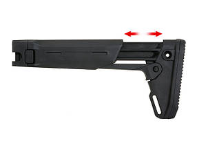 Складний приклад MAGPUL для AEG AK47/AK74 - Black [CYMA] (для страйкболу), фото 5