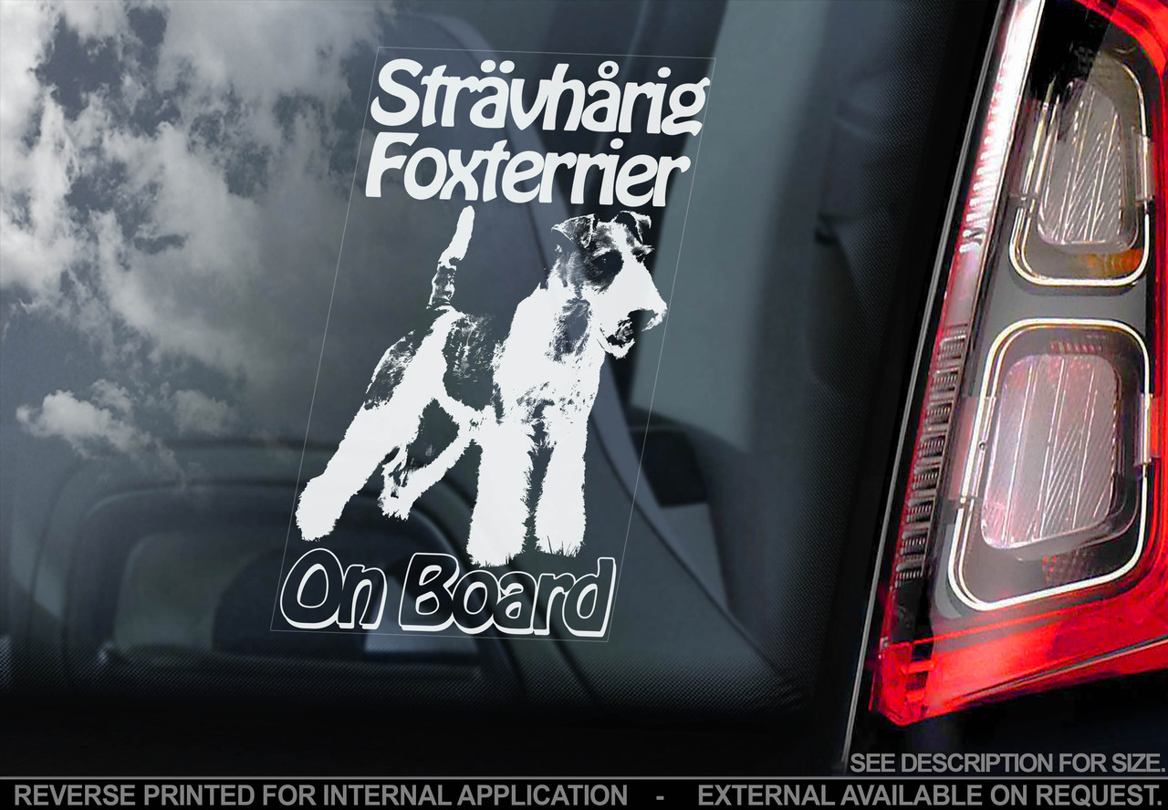 Фокстер'єр жорсткошерстий стикер, фото 1