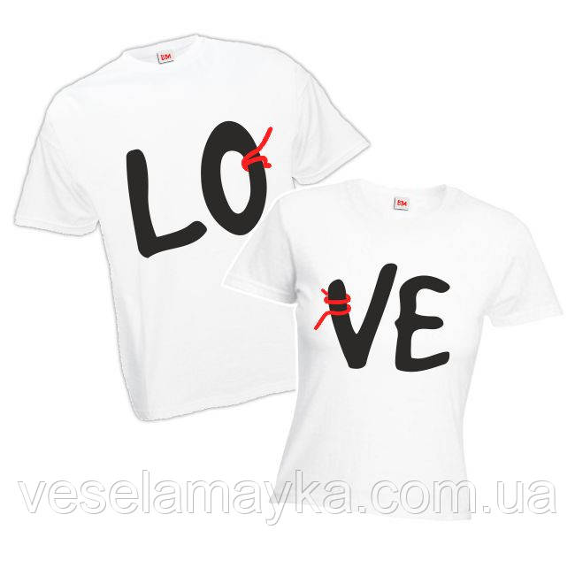 Парна футболка "LoVe 3", фото 1