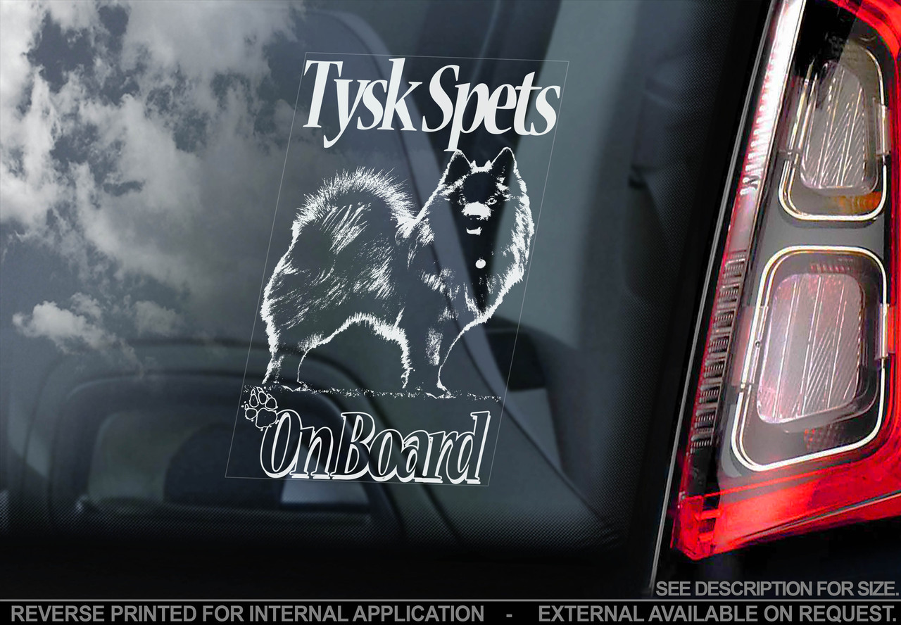 Вольфшпиц (кеесхонд, німецький шпіц) стикер, фото 1