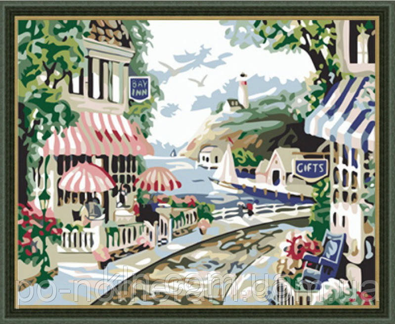 Картина за номерами Menglei MG112 Приморський бульвар 40 х 50 см, фото 1