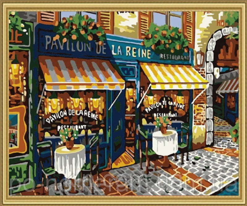 Картина за номерами Menglei MG139 Паризька вуличка 40 х 50 см 950 місто, фото 1