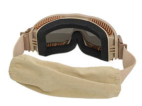 Gogle тактичні TR - coyote (для страйкболу), фото 2