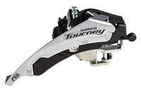 Передній перемикач. Shimano Tourney FD-TY300 універсальна тяга. Перемикач швидкостей на велосипеді. До