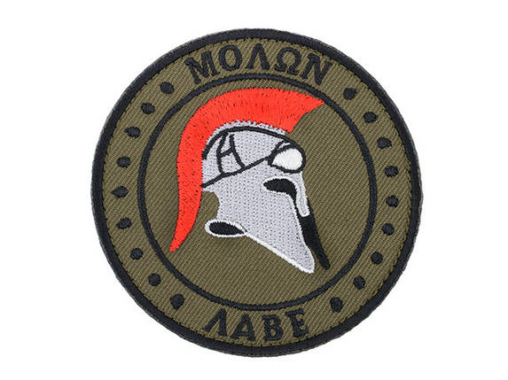 Нашивка haftowana CAG Delta Spartan - Olive [Minotaurtac] (для страйкболу), фото 1
