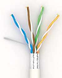 КВПЭВ (100) 4х2х0,50 (F/UTP cat.5E) внутр.