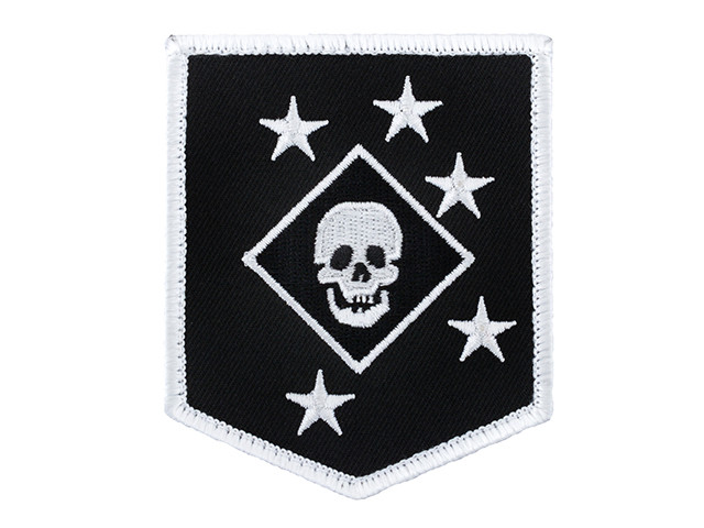 Naszywka haftowana USMC MARSOC Marine Raiders - Black [Minotaurtac] (для страйкболу)