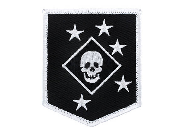 Naszywka haftowana USMC MARSOC Marine Raiders - Black [Minotaurtac] (для страйкболу), фото 1