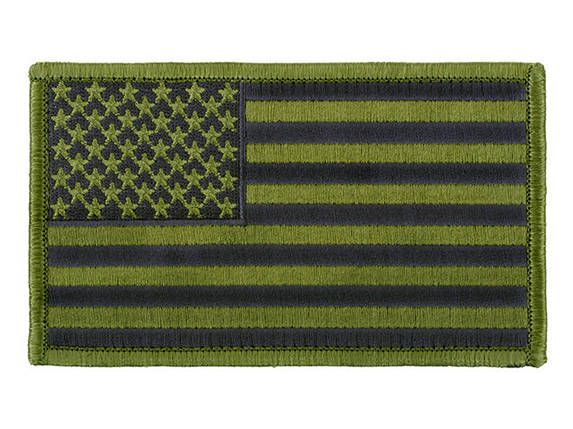 Нашивка haftowana US Flag Big Green [Minotaurtac] (для страйкболу), фото 1