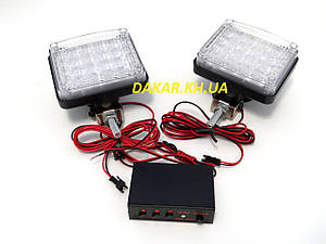 Стробоскоп автомобільний HS 51026 червоно синій