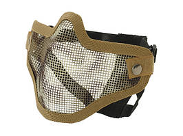 Сталева маска захисна V.1 - Coyote/Camo [WOSPORT] (для страйкболу)